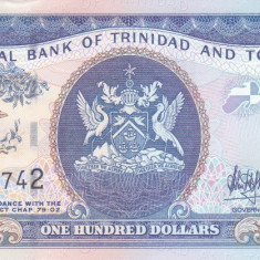 Bancnota Trinidad & Tobago 100 Dolari 2006 (2017) - P51c UNC