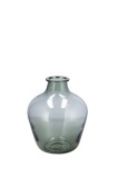 Vaza flori sticla gri 24 x 27 cm