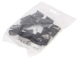 Suport flexibil negru 20 buc oțel inoxidabil WIDE24