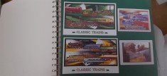 Uganda-Transport,locomotive ,trenuri- serie completa si 2 colite-nestampilate MNH (T4)