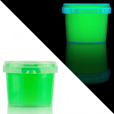 Vopsea glow in the dark fosforescenta care lumineaza verde recipient 750 g foto