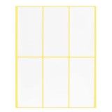 Cumpara ieftin Set 180 etchete autocolante, 10 x 5 cm, alb, hartie