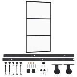 Cumpara ieftin Usa glisanta cu set feronerie, 102x205 cm, sticla ESG/aluminiu