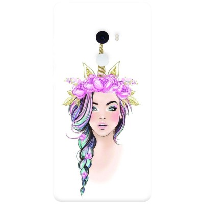 Husa silicon pentru Xiaomi Mi Mix 2, Unicorn Girl foto