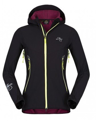 Jacheta Softshell Zajo Sphere Negru-Galben