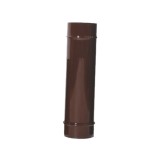 Cumpara ieftin Burlan emailat evacuare fum, maro, 130 mm x 70 cm