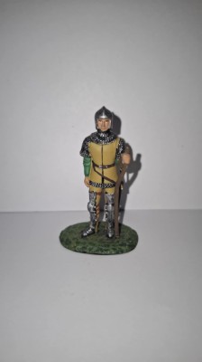Luptator medieval din plumb - Arcas helvet 1:32 foto