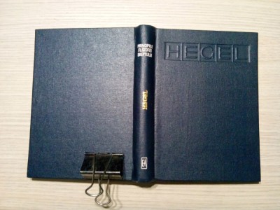 PRINCIPIILE FILOZOFIEI DREPTULUI - Georg Wilhelm Fredrich Hegel -1969, 392 p. foto