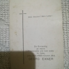 1939 document 2 preot catolic Georg Exner Jassy religie catolicism IASI