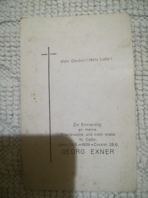 1939 document 2 preot catolic Georg Exner Jassy religie catolicism IASI foto