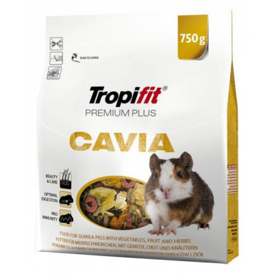 Hrana pentru rozatoare Tropifit Premium Plus Cavia, 2.5 kg AnimaPet MegaFood foto