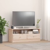 Cumpara ieftin Dulap TV cu sertare &bdquo;ALTA&rdquo; 100x35x41 cm, lemn masiv de pin