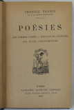 POESIES par ANATOLE FRANCE , 1924