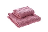 Cumpara ieftin Set 2 prosoape baie bumbac roz 36 x 56 cm, 53 x 96 cm, 500 gr