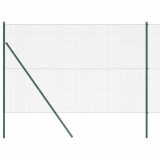 vidaXL &Icirc;ngrădire cu st&acirc;lpi Verde 1.6 x 10 m Oțel