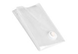 Sac de vidat, plastic, alb, 40x60 cm, Oem