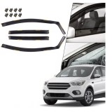 Paravanturi de vant pentru FORD ESCAPE / KUGA 2013-2019 Auto Masina Negru transparent 4 buc.