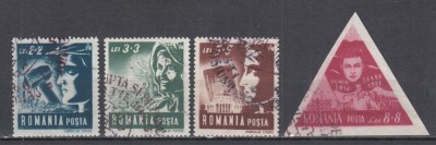 ROMANIA 1948 LP 230 U.T.M. SERIE STAMPILATA foto