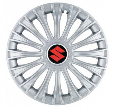 Set 4 Capace Roti, potrivite jantelor de R14, pentru Suzuki, model dino cromat foto