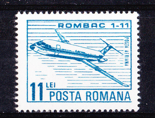 TSV$ - 1983 LP 1073 ROMBAC 1-11 (UZUALE, POSTA AERIANA) MNH/** LUX