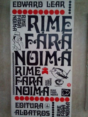 Edward Lear - Rime fara noima (editia 1973) foto