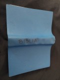Biblie veche,Sfanta scriptura,Vechiului si noului testament,coperti vinil Albasr