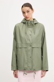 Tommy Jeans geacă culoarea verde, de tranzitie, oversize, DW0DW20231