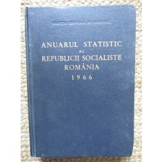 ANUARUL STATISTIC AL REPUBLICII SOCIALISTE ROMANIA 1966
