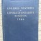 ANUARUL STATISTIC AL REPUBLICII SOCIALISTE ROMANIA 1966