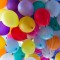 Set 50 baloane multicolor, diametru 30 cm, forma ovala