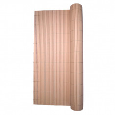 Paravan pentru balcon, terasa, gard PVC, stil bambus, 1300 g/m2, UV, 3x1.5 m foto