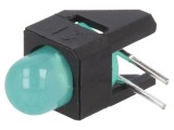 LED Verde 5mm Difuz 2mA