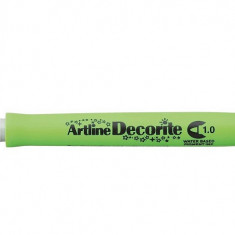 Marker Artline Decorite, Varf Rotund 1.0mm - Vernil