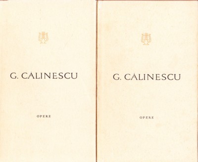 AS - LOT 2 CARTI G. CALINESCU - SCRINUL NEGRU foto