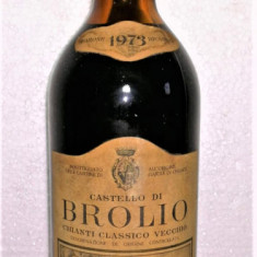 9 - VIN ROSU CHIANTI CLASSICO VECCHIO DOC BROLIO, RECOLATARE 1973 CL 72 GR. 12,5