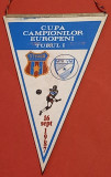 Fanion meci fotbal STEAUA BUCURESTI - MTK BUDAPESTA (16.09.1987)