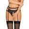 OBSESSIVE - Cureaua pentru chiloti PEARLOVE BLACK XS/S