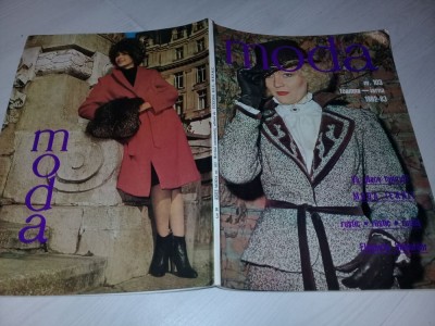 Revista veche MODA nr.103,TOAMNA IARNA,1982-83 +Schite,MODA IERNII RUSTIC foto
