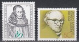 Germania 1985 - Teologi - Aniversari, 2 Serii, MNH, Nestampilat
