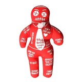 Papusa VOODOO a sefului rosie, 21.5 cm x 13 cm, Oem