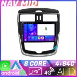 Navigatie Nissan Pulsar 2014 2018 EDOTEC-LITE Android Ecran 720P Octa Core 4 64 Carplay