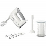 Mixer de mana MFQ36440, 450 W, 5 viteze, functie Turbo, alb