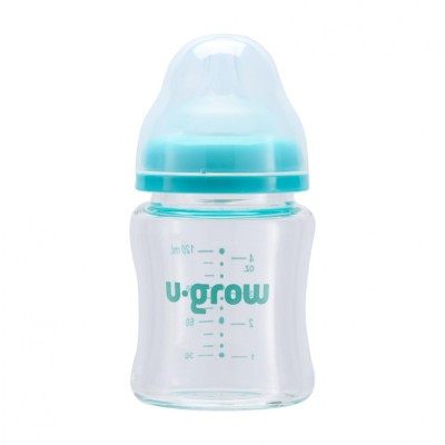 Biberon de sticla 120 ml+2 tetine extra foto