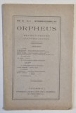 ORPHEUS , REVISTA PENTRU CULTURA CLASICA , NR. 4 , 1927
