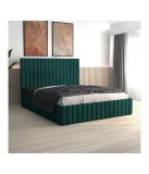 Pat Luca Verde + Saltea Lux Ortopedica 160x200cm
