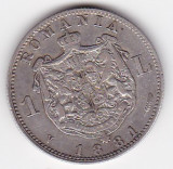 ROMANIA 1 LEU 1881