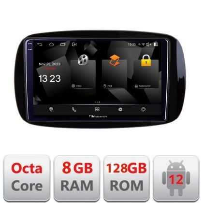 Navigatie Smart For Two 2015- 5960Pro-Smart15 Android Octa Core Qualcomm 2K Qled 8+128 DTS DSP 360 4G Optical CarStore Technology