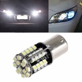 LED 44 SMD P21W BAY15D 1156 12V Canbus Lampa Becuri Lumini Alb 5W