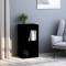 Gossi biblioteca, negru, 40x30x76,5 cm, lemn prelucrat