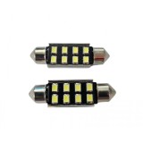 Led sofit 8 Smd ,12V 39 MM ,ALB LED 108/39